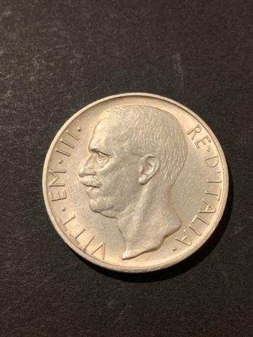Italia, Regno drsquoItalia. Vittorio Emanuele III di Savoia (1900-1946). 10 Lire 1927 quotBigaquot - 1 rosetta