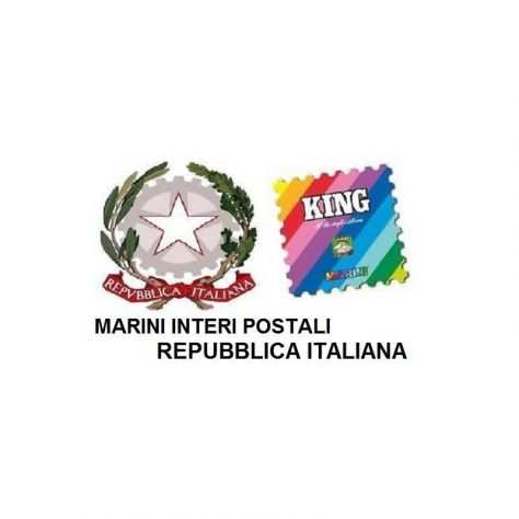 ITALIA REPUBBLICA INTERI POSTALI MARINI KING 2000