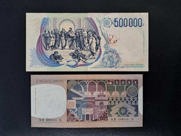 Italia, Repubblica Italiana. 50.000  500.000 Lire - Gigante BI 79D, 86A Pick 107, 118