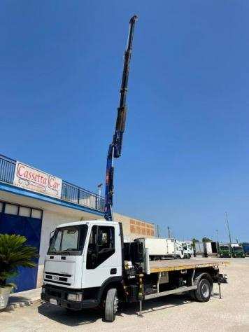 IVECO EUROCARGO 100E15 CASSONE FISSO E GRU PM SERIE 8