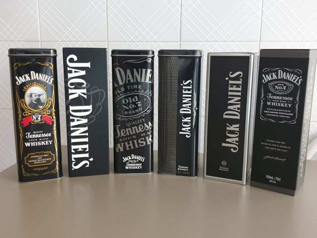 Jack Daniels - 6 metal box da collezione