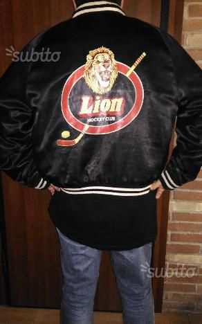 Jacket lion hokey , giubbino giacca vintage
