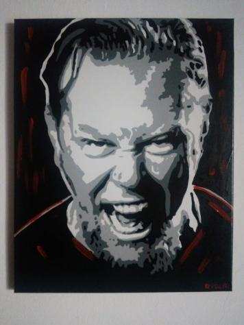 James Hetfield - Metallica - Painting - By artist Daniela Politi - James Hetfield