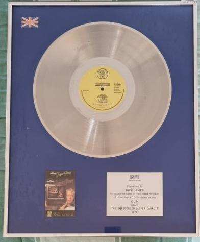 JASPER CARROTT BPI Silver Album Record Award - Oggetto decorativo - 1979
