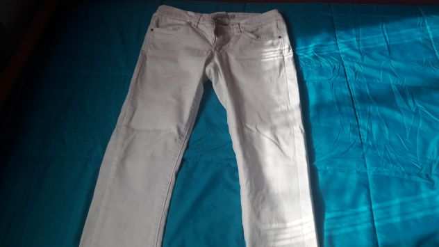 Jeans donna bianco Piazza Italia Tg 42 - Usato
