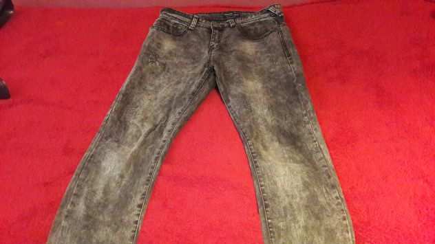 Jeans effetto neve grigio chiaro Tg 46 - NUOVI