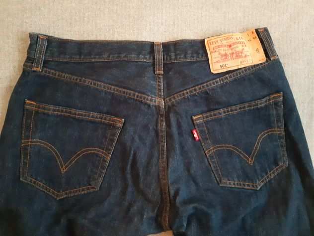 Jeans LEWIS 501 W34 L34 regular blu pari nuovo