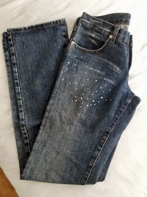 jeans tg. M, con brillantini