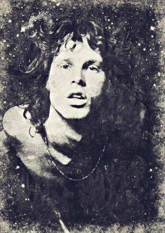 Jim Morrison - Oil Edition - High Quality Giclee Art - By artist Andrea Boriani - 25