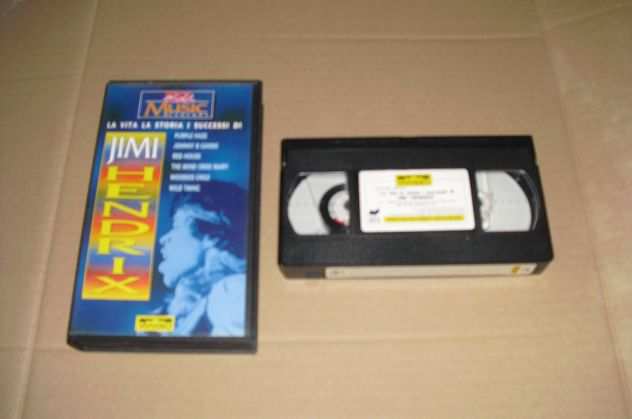 JIMI HENDRIX - LA VITA LA STORIA I SUCCESSI DI ... - VHS RARA 1992