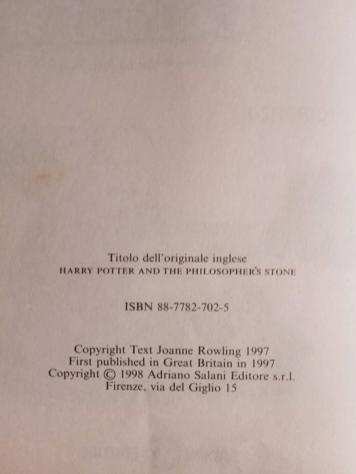J.K.Rowling - Harry Potter e la pietra filosofale - 1998