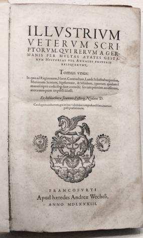 Johannes Pistorius - Rerum a Germanis - 1583