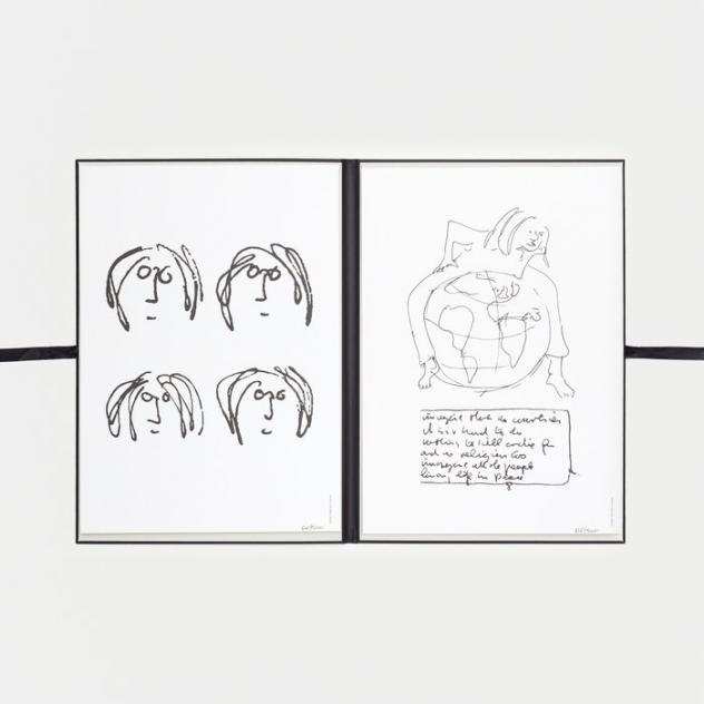 John Lennon - Imagine Folio - 2x A3 limited-edition Prints - Abbey Road Shop - Articolo memorabilia merce ufficiale - 20212022