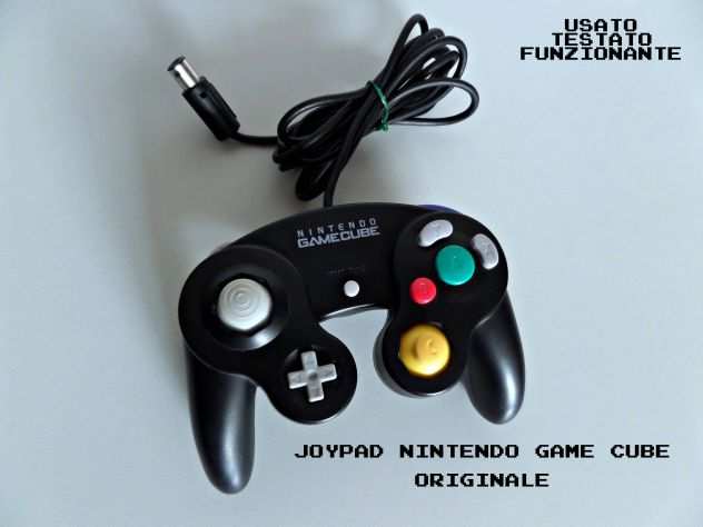 Joypad Nintendo Gamecube NERO (ORIGINALE) come nuovo
