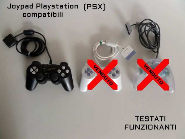 Joypad Playstation PSX funzionanti , compatibili