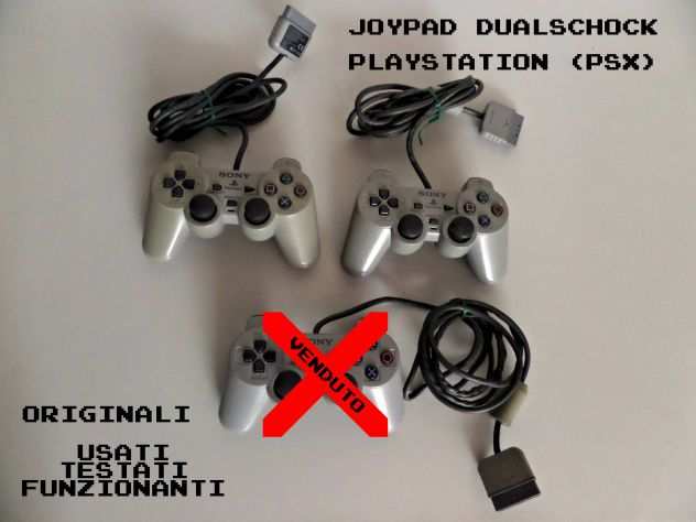 Joypad Playstation PSX originale, Dualshock, TESTATO