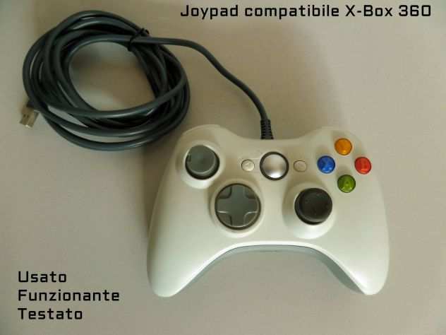 Joypad X box 360 con filo. (compatibile) funzionante.