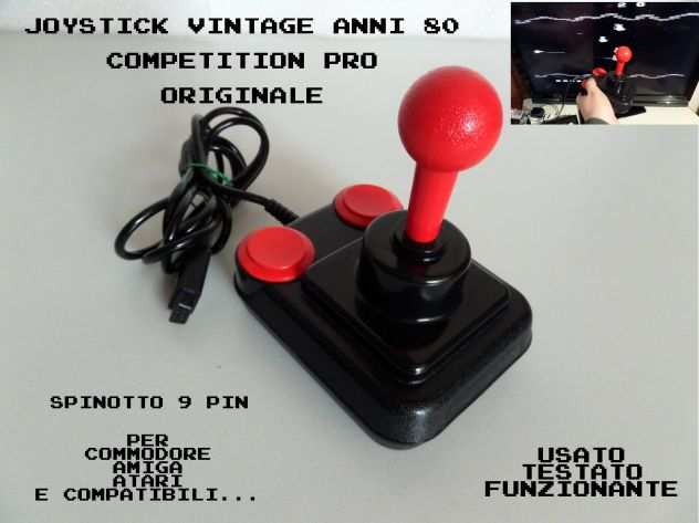 Joystick Amiga, Competition Pro ORIGINALE, VINTAGE (anni 80)