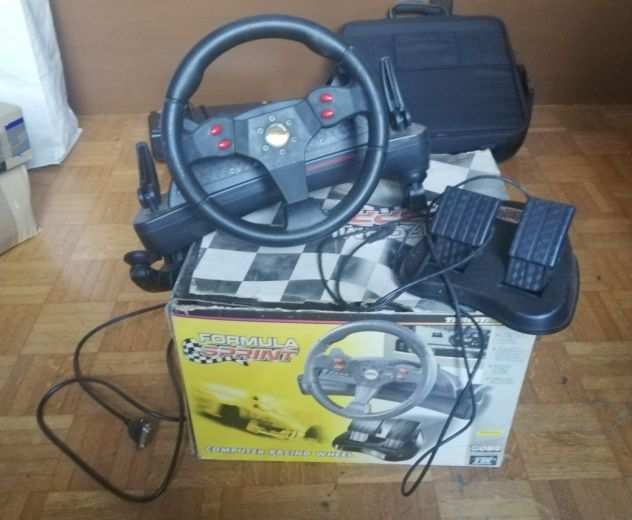 Joystick vintage volante e pedali Thrustmster Formula Sprint