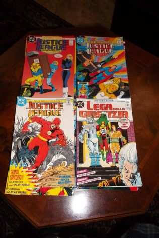 justice league lega della giustizia(dc comics,play press,1990-1992)