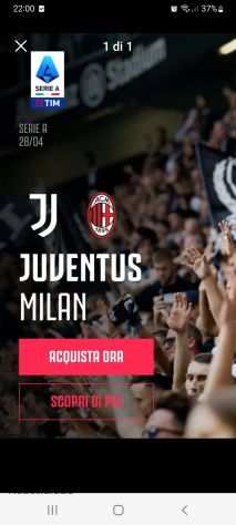 Juventus Milan e Salernitana 2 tribune Sivori con hospitality