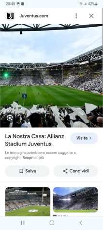 Juventus Salernitana 3 tribune Sivori primo anello