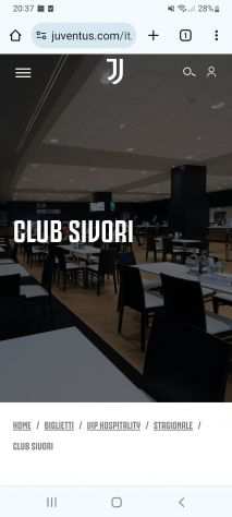 Juventus Sassuolo Empoli Udinese 2 tribune Sivori con hospitality