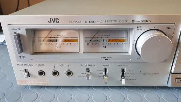 JVC KD-A33 stereo cassette deck 1980