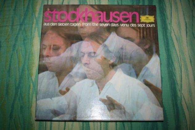 KARL HEINZ STOCKHAUSEN - Aus Den Sieben Tagen-From The Seven Days-7 lps box set - Disco in vinile - Prima stampa - 1973