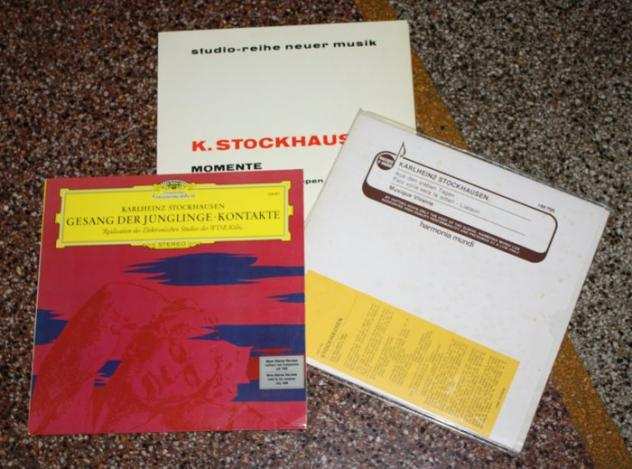 Karl Heinz Stockhausen - - lot of 3 Near Mint Lps - Titoli vari - Disco in vinile - 1967