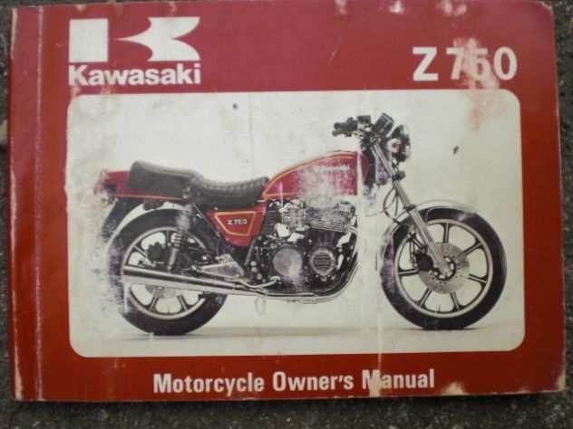 Kawasaki libretti uso manutenzione anni 80 (LEGGERE BENE ANNUNCIO)