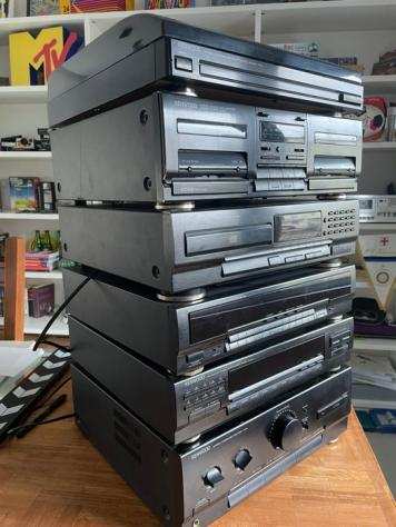 Kenwood - A-34 Solid state integrated amplifier, T-74L Tuner, GE-540 Stereo graphic equalizer, P-25 Turntable, Set Hi-Fi