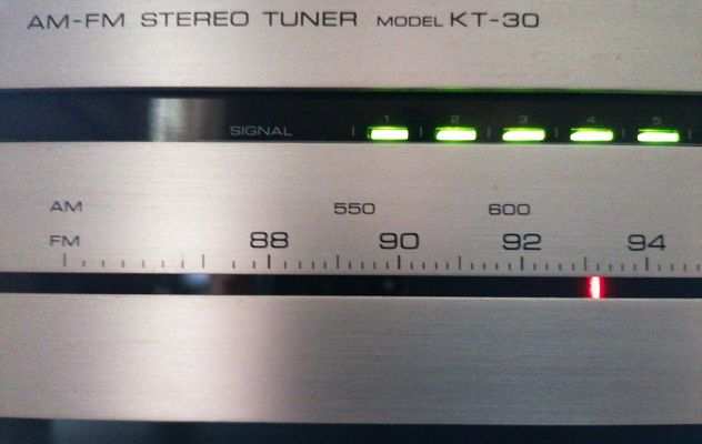 Kenwood KT-30 tuner AM-FM stereo analogico usato
