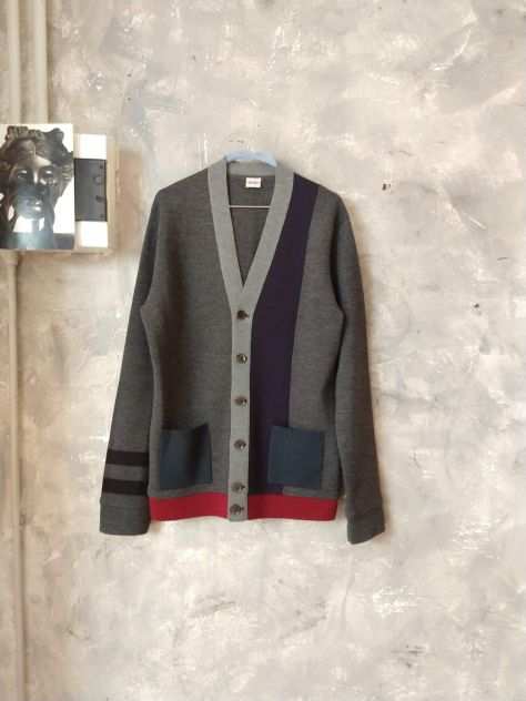 Kenzo Cardigan uomo in lana in diversi colori L