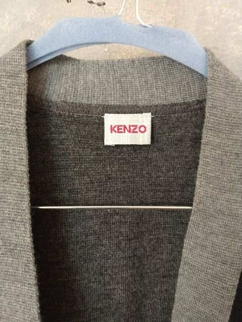 Kenzo Cardigan uomo in lana in diversi colori L