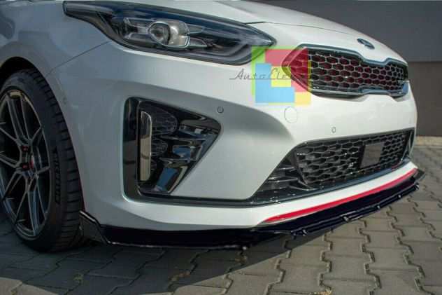 KIA PROCEED GT 2018 SPLITTER PARAURTI ANTERIORE NERO LUCIDO LOOK RS - 3P -