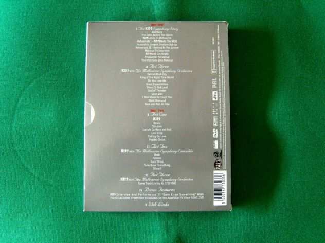 KISS SYMPHONY THE DVD - RARO DOPPIO DVD LIVE DEL 2003