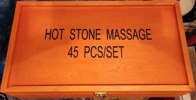 Kit 45 pcsset pietre basaltiche HOT STONE MASSAGE