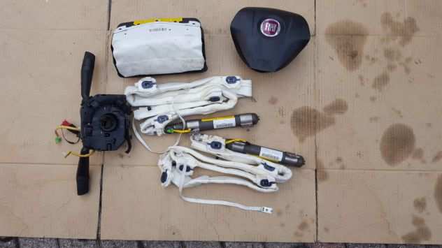 Kit airbag STEMMA ROSSO. Per GRANDE PUNTO con tendine guidatore e passegero