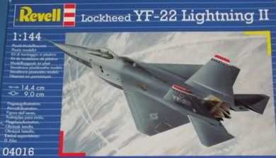 Kit di montaggio Lockheed YF-22 Lightning II Revell N. 04016 Scala 1144 nuovo