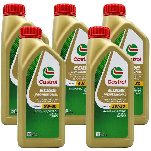 Kit Olio Castrol Edge Prof LL III 5W30-5