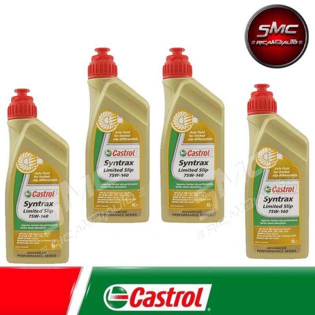 Kit Olio Motore Castrol Syntrax Ls 75W140-4