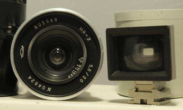 KMZ Krasnogorsk PYCCAP Russar MP-2 20mm f 5.6  viewfinder ( M39)