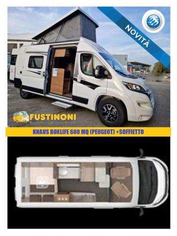 KNAUS BOXLIFE 600 MQ (PEUGEOT) SOFFIETTO rif. 20459489