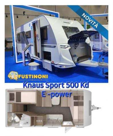 KNAUS SPORT 500 KD E POWER KNAUS CARAVAN NUOVA rif. 20425891