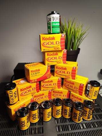 Kodak, Fujifilm 19 Rullini 35 mm Kodak Gold, Fujicolor  Pellicola inutilizzata