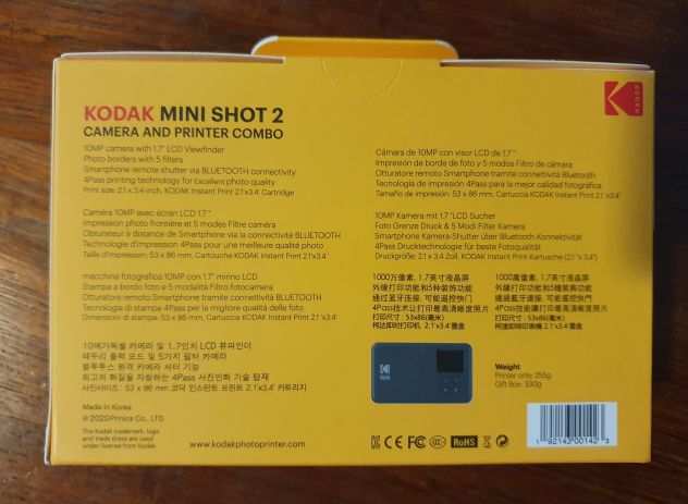 Kodak mini shot 2 nuova