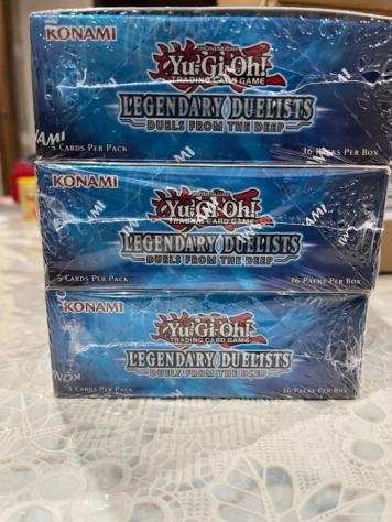 Konami - 3 Sealed box - legendary duelists duels from the deep