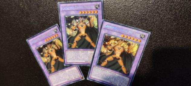 Konami - 4 Card - Yu-Gi-Oh - CAVALIERE-GEMMA TOPAZIO ( 3x SECRET RARE )  MAGICIAN OF BLACK CHAOS (ULTRA RARE)