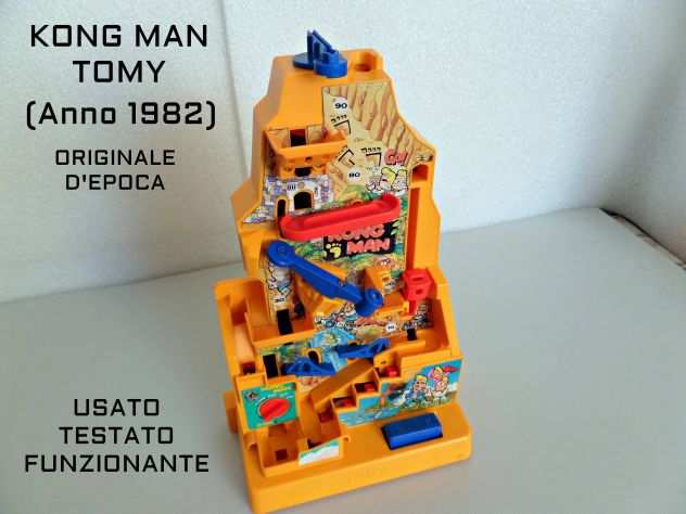 Kong Man, Tomy, (anno 1982) vintage (funzionante)